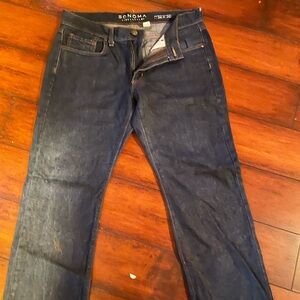 Sonoma Men's Dark Blue Straight Jeans